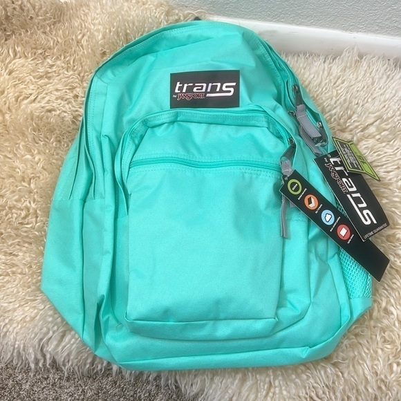 Trans by JanSport 17" Supermax Backpack w/15" Laptop Sleeve - Tropical T… - Picture 4 of 10